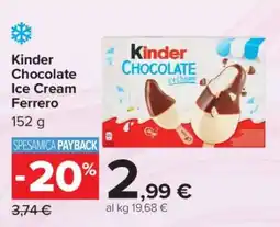 Carrefour Kinder Chocolate Ice Cream Ferrero offerta