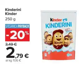 Carrefour Kinderini Kinder offerta