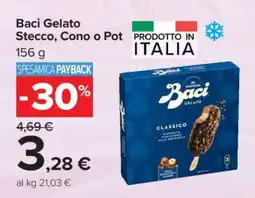 Carrefour Baci Gelato Stecco, Cono o Pot offerta