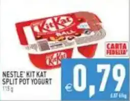 Pim Supermercati Nestlé Kit Kat split pot yogurt offerta