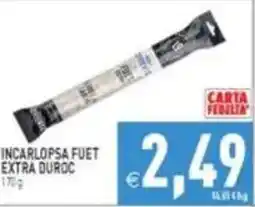 Pim Supermercati Incarlopsa Fuet Extra Duroc offerta