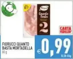Pim Supermercati Fiorucci quanto basta mortadella offerta