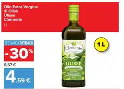 Carrefour Olio Extra Vergine di Oliva Ulisse Clemente offerta