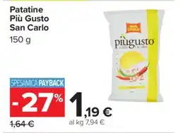 Carrefour Patatine Più Gusto San Carlo offerta