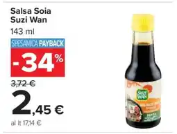 Carrefour Salsa Soia Suzi Wan offerta