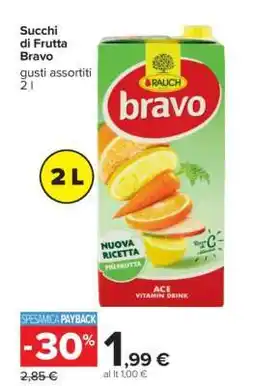Carrefour Succhi di Frutta Bravo offerta