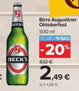 Carrefour Birra Augustiner Oktoberfest offerta