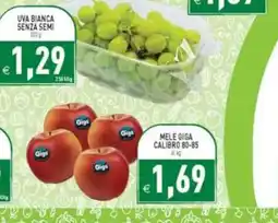 Pim Supermercati Uva bianca senza semi offerta