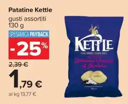 Carrefour Patatine Kettle offerta