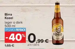Carrefour BIRRA KOZEL offerta