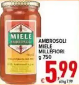 Iper Triscount Ambrosoli miele millefiori offerta