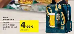 Carrefour Birra Bavaria 8.6 offerta