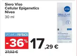 Carrefour Siero Viso Cellular Epigenetics Nivea offerta