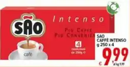 Iper Triscount SAO Caffè Intenso offerta