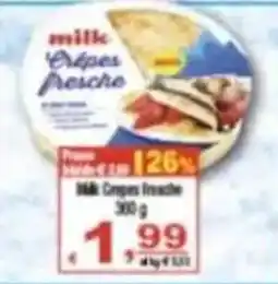 CTS Supermercati Milk Crêpes fresche offerta