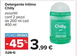 Carrefour Detergente Intimo Chilly offerta