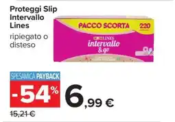 Carrefour PROTEGGI-SLIP INTERVALLO LINES offerta