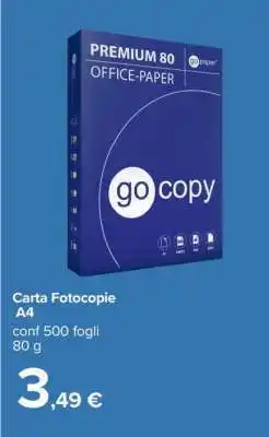 Carrefour Carta Fotocopie A4 offerta