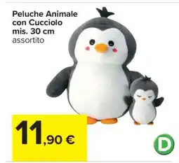 Carrefour Peluche Animale con Cucciolo offerta