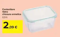 Carrefour Contenitore Vetro chiusura ermetica offerta