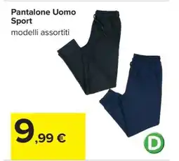 Carrefour Pantalone Uomo Sport offerta