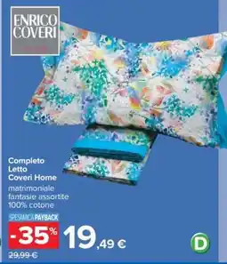 Carrefour Completo Letto Coveri Home offerta
