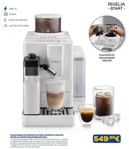 Euronics Macchina automatica per caffè in chicchi Rivelia Start offerta