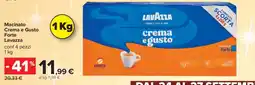 Carrefour Lavazza Macinato Crema e Gusto Forte offerta