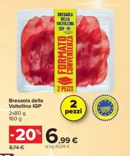 Carrefour Bresaola della Valtellina IGP offerta