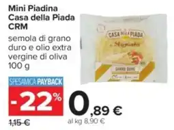 Carrefour Mini Piadina Casa della Piada CRM offerta