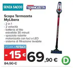 Carrefour Scopa Termozeta MyLibera offerta