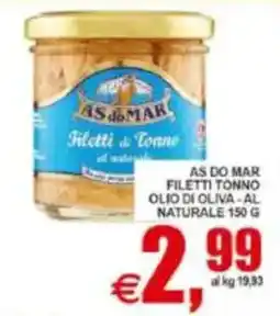 Pewex AS DO MAR Filetti Tonno offerta