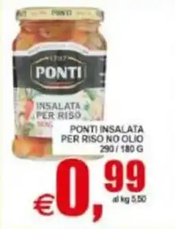 Pewex Ponti insalata per riso no olio offerta