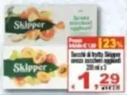CTS Supermercati Succhi di frutta Skipper senza zuccheri aggiunti offerta