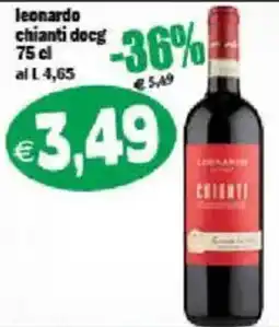 Il Castoro Supermercati Leonardo chianti docg offerta