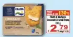 CTS Supermercati Filodora Filetti di Merluzzo Croccanti ai Semi Freschi offerta