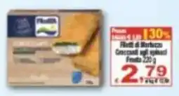 CTS Supermercati Fieti di Merluzzo Croccanti agli spinaci offerta