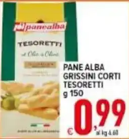 Iper Triscount Pane alba grissini corti tesoretti offerta