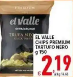 Iper Triscount El Valle chips premium tartufo nero offerta