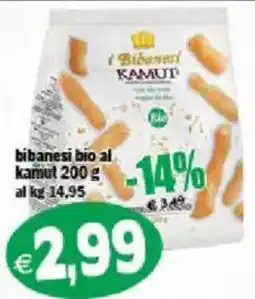 Il Castoro Supermercati Bibanesi bio al kamut offerta