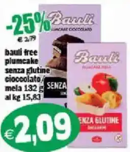 Il Castoro Supermercati bauli free plumcake senza glutine cioccolato offerta