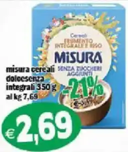 Il Castoro Supermercati Cereali frumento integrale e riso Misura offerta