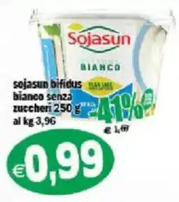 Il Castoro Supermercati Sojasun bifidus bianco senza zuccheri offerta