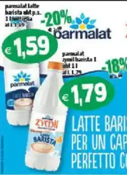 Il Castoro Supermercati Parmalat latte barista offerta