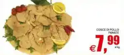 Pewex Cosce di pollo panate offerta