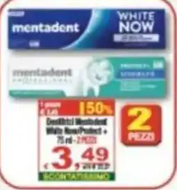 CTS Supermercati mentadent white now offerta
