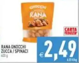 Pim Supermercati Rana gnocchi zucca / spinaci offerta
