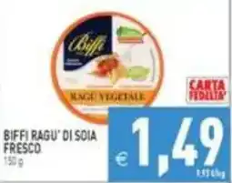 Pim Supermercati Biffi Ragu' di soia fresco offerta