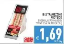 Pim Supermercati Ibis tramezzino proteico offerta