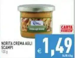 Pim Supermercati Norita crema agli scampi offerta
